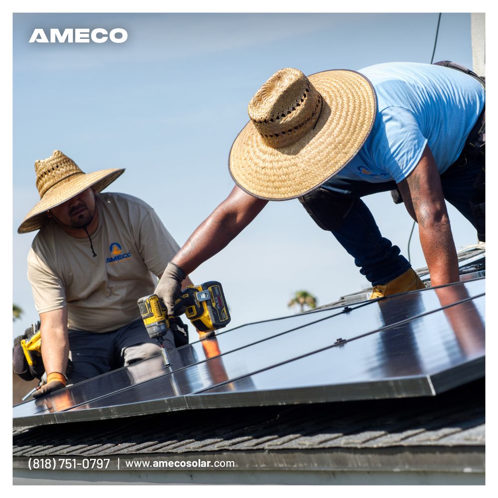 Slide of AMECO Solar & Roofing