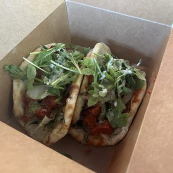 Curry N Crust - Lamb tikka tacos...excellent and my favorite item - Pizza Near Me - Tempe, Arizona