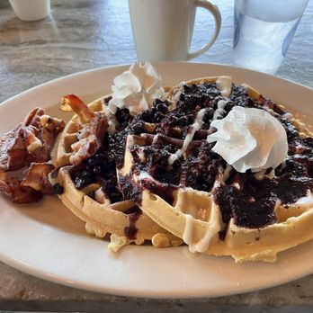 Bay Local Eatery - Blueberry waffles - New American Near Me - Virginia Beach, Virginia Bay Local Eatery - Blueberry waffles - New American Near Me - Virginia Beach, Virginia