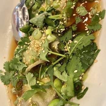 True Food Kitchen - Edamame Dumplings, for these at Elise' recommendation and they were really good - Vegetarian Near Me - Annapolis, Maryland