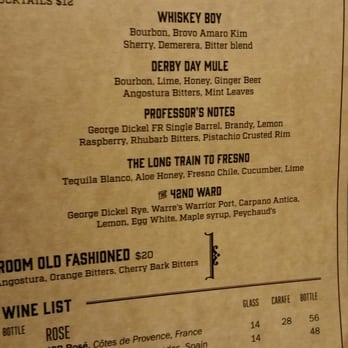 The Franklin Room - The Long Train To Fresno.. definitely worth getting!! - American Near Me - Chicago, Illinois