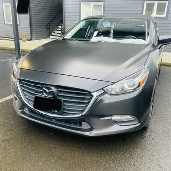 Primo Customs - Full wrap on the Mazda hatchback - Vehicle Wraps Near Me Primo Customs - Full wrap on the Mazda hatchback - Vehicle Wraps Near Me
