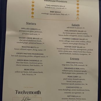 Twelvemonth - Vegan Near Me - Burlingame, California