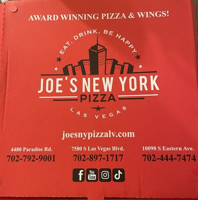 Joe's New York Pizza Paradise Road by null