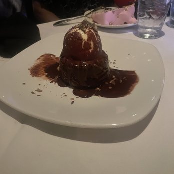 Chart House - Hot Chocolate Lava Cake - Seafood Near Me - Weehawken, New Jersey