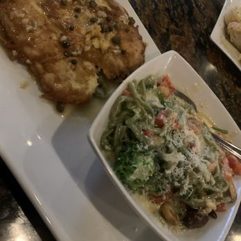 Agliolio - Chicken Frances spinach linguine pasta - Italian Near Me - Boynton Beach, Florida Agliolio - Chicken Frances spinach linguine pasta - Italian Near Me - Boynton Beach, Florida