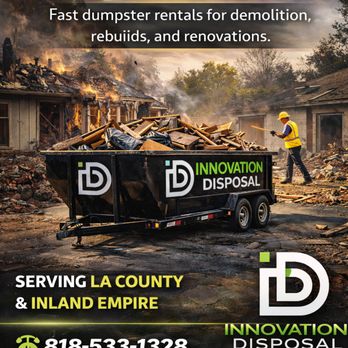 Innovation Disposal - Dumpster Rental Near Me - Pasadena , California Innovation Disposal - Dumpster Rental Near Me - Pasadena , California