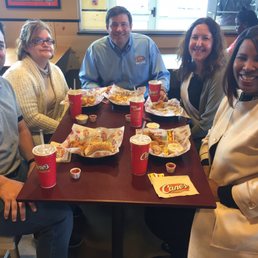 Todd Graves, founder of Raising Cane's having lunch with some Yelp elite.