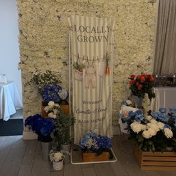 Backdrop at venue