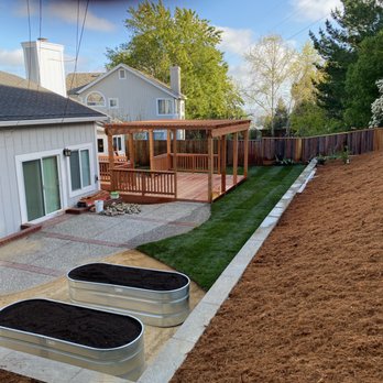 Kevin's Gardening Service - New Deck, Pergola, Sod, DG Patio, Planter Bins and Hillside Mulching - Landscaping Near Me Kevin's Gardening Service - New Deck, Pergola, Sod, DG Patio, Planter Bins and Hillside Mulching - Landscaping Near Me