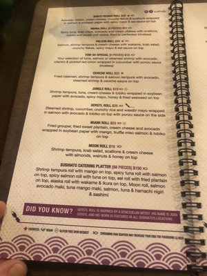 Menu photo 6 Sushiato - Parkland Parkland, FL