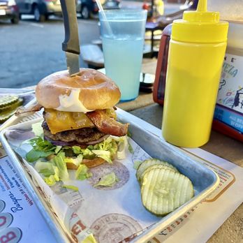 Boulevard Burger & Brew - Bacon Cheese Burger with double patties. - Burgers Near Me - Richmond, Virginia