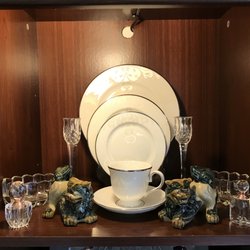 Gently Used - Vintage Lenox Waterford Tiffany Co Towle Mikasa Crystal Glassware Dinnerware Ceramic Stoneware Silverware Flatware