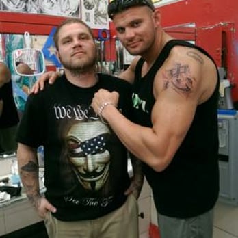 Venice Tattoo and Piercing - Finishing up bad ass tattoo, with Ricky Munday. - Tattoo Near Me - Venice, California