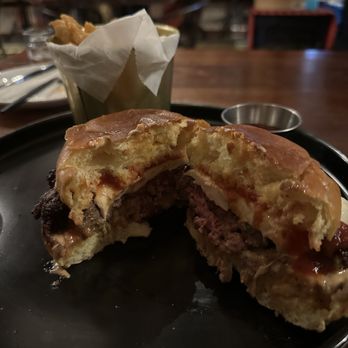 Tavern 157 - Wagyu Burger ($26) - Lounges Near Me - Flushing, New York Tavern 157 - Wagyu Burger ($26) - Lounges Near Me - Flushing, New York