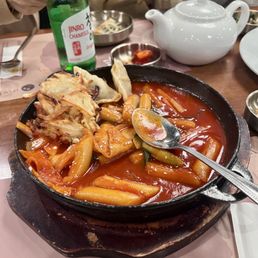 Spicy rice cake