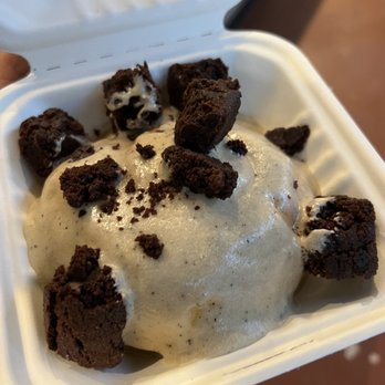 Cinnaholic - Coffee icing with brownie bites - Desserts Near Me - Seattle, Washington