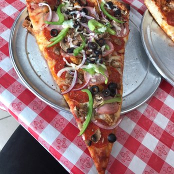 Two Guys Pizzeria - Two Guys Supreme Pizza Slice - Pizza Near Me - Houston, Texas Two Guys Pizzeria - Two Guys Supreme Pizza Slice - Pizza Near Me - Houston, Texas