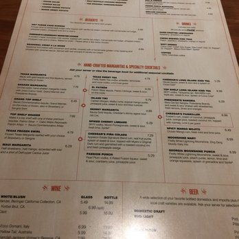 Cheddar's Scratch Kitchen - Drinks side - American Near Me - Jacksonville, Florida Cheddar's Scratch Kitchen - Drinks side - American Near Me - Jacksonville, Florida