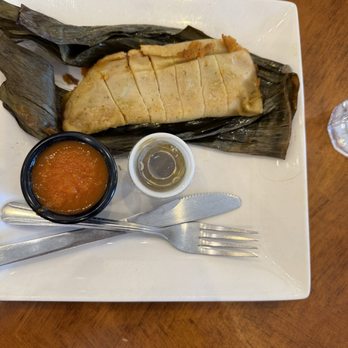 Alushe Coffee Bar - Chicken tamale - Coffee & Tea Near Me - San Francisco, California Alushe Coffee Bar - Chicken tamale - Coffee & Tea Near Me - San Francisco, California
