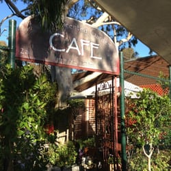 The Scented Garden Cafe - Outside of the cafe looking in