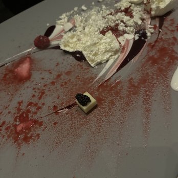 Alinea - Painted dessert - New American Near Me - Chicago, Illinois Alinea - Painted dessert - New American Near Me - Chicago, Illinois