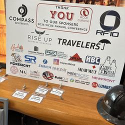 PostNet - The thank you board for our sponsors turned out Amazing for the Event