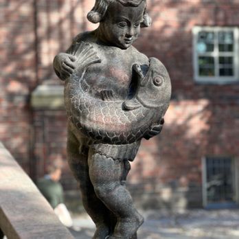 Stockholms Stadshus - Artwork on post of stairway in backyard - Landmarks & Historical Buildings Near Me - Stockholm, Alberta Stockholms Stadshus - Artwork on post of stairway in backyard - Landmarks & Historical Buildings Near Me - Stockholm, Alberta