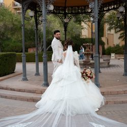 David's Bridal - Bridal alterations by Oanh, alterations manager LOOK at that bustle 3