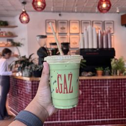 Iced vanilla Matcha