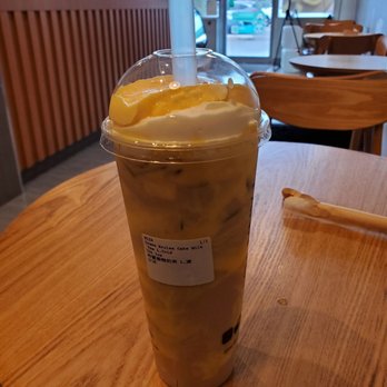Panntea - Creme Brulee Cake Milk Tea - Bubble Tea Near Me - Scarborough, Ontario
