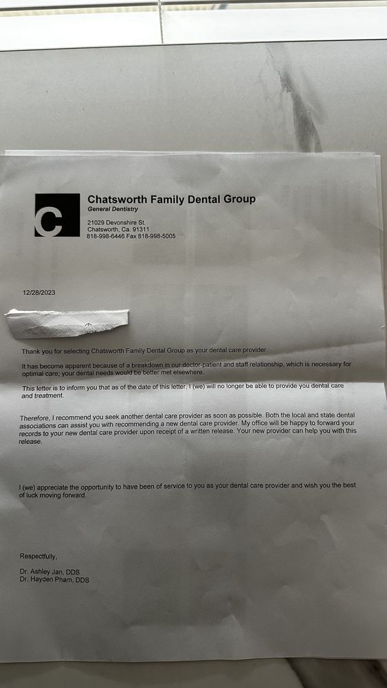 CHATSWORTH FAMILY DENTAL GROUP with reviews Updated September 2024