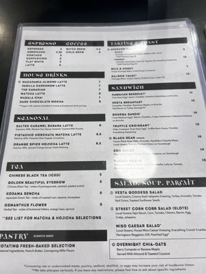 Menu photo 7 Vesta Coffee Roasters Las Vegas, NV