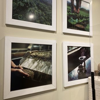 Starbucks - a coffee shop with coffee cups and pictures on the wall - Coffee & Tea Near Me - Westmount, Quebec
