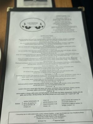 Menu photo 2 La Cocina Restaurant Portland, OR Menu photo 2 La Cocina Restaurant Portland, OR
