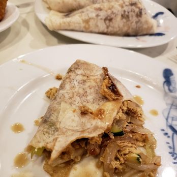 Peking Dragon Restaurant - Mu shu pork  - bland to the point of being flavorless - Chinese Near Me - Dana Point, California