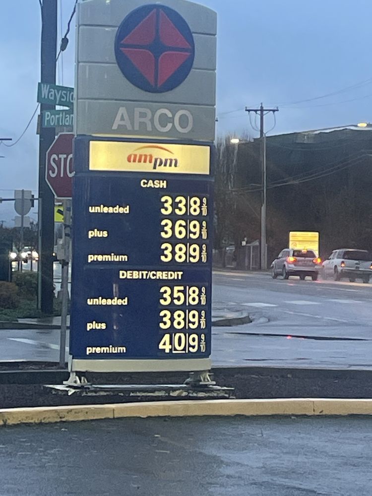 ARCO 3820 Portland Rd NE, Salem, Oregon Gas Stations Yelp