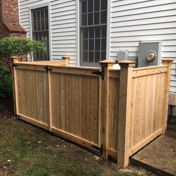 Fences Etc - An easy solution to hide ugly pool equipment - Fences & Gates Near Me - Stamford, Connecticut