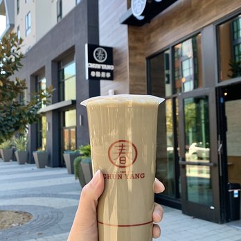 Chun Yang Tea - Hojicha latte - Bubble Tea Near Me - Sunnyvale, California