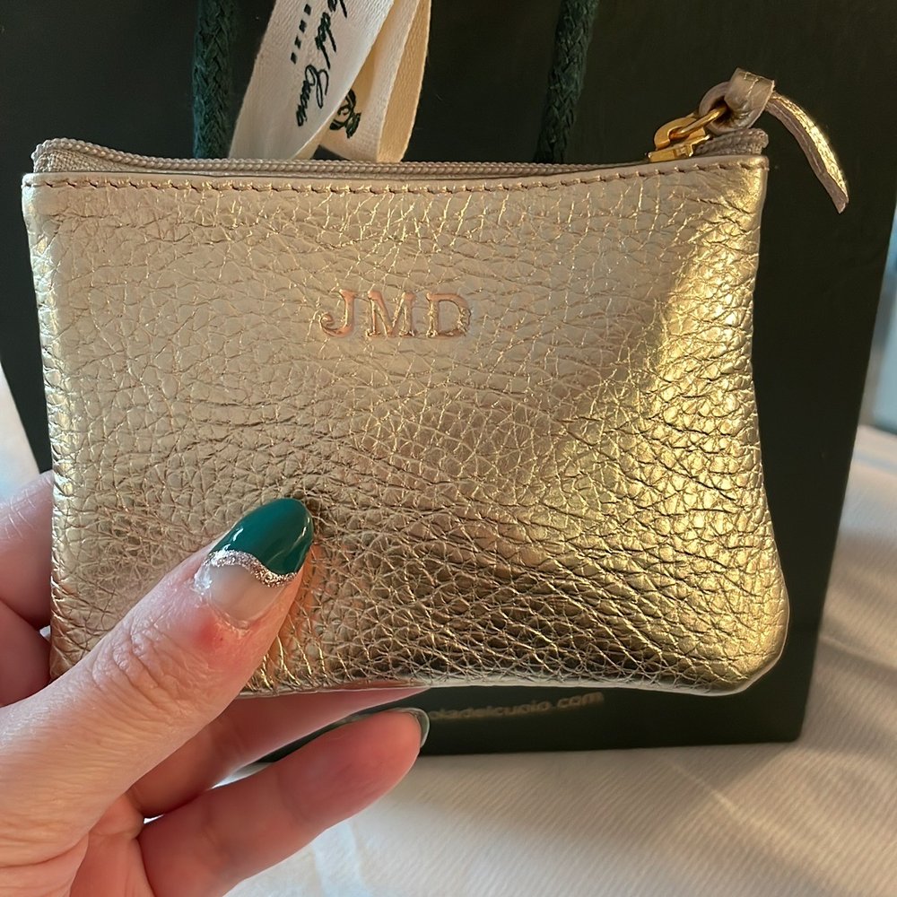 Scuola del Cuoio - Beautiful monogram work by Giuseppe - Leather Goods Near Me - Florence, FI Scuola del Cuoio - Beautiful monogram work by Giuseppe - Leather Goods Near Me - Florence, FI