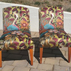 Kwong's Upholstery - Front of newly upholstered chairs