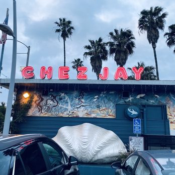 Chez Jay - Sign from the parking lot. - Steakhouses Near Me - Santa Monica, California Chez Jay - Sign from the parking lot. - Steakhouses Near Me - Santa Monica, California