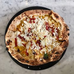 Sud - Golden tomatoes, smoked ricotta, and sausage