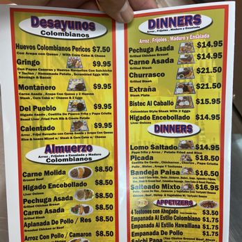 Mexicolombia - Menu - Latin American Near Me - Chicago, Illinois