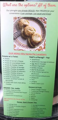 Menu photo 6 POC's Pierogi Market Richfield, OH Menu photo 6 POC's Pierogi Market Richfield, OH