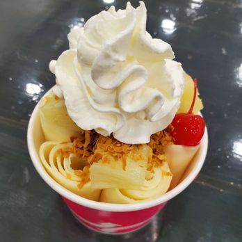 Aurora Rolling Ice Cream - an ice cream sundae with whipped cream and cherries - Ice Cream & Frozen Yogurt Near Me - El Paso, Texas