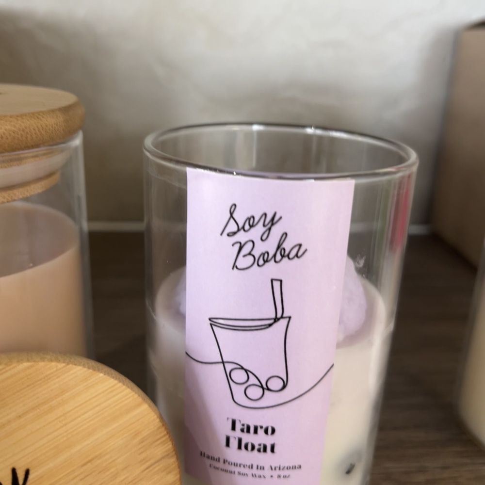 Rare Tea Queen Creek - Taro Float scented Soy Boba candle! - Bubble Tea Near Me - Queen Creek, Arizona Rare Tea Queen Creek - Taro Float scented Soy Boba candle! - Bubble Tea Near Me - Queen Creek, Arizona