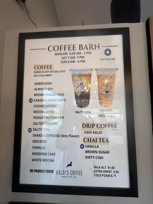 Menu photo 3 Coffee Barn Hannibal, MO