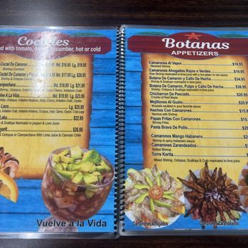 Mariscos El Diamante - Casuals and bots as menu 8/14/24 - Seafood Near Me - Fresno, California Mariscos El Diamante - Casuals and bots as menu 8/14/24 - Seafood Near Me - Fresno, California