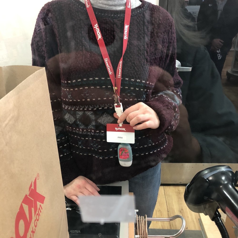 TJ Maxx - Anna let me photograph her name tag. She is excellent at her job. - Men's Clothing Near Me - Buffalo, New York TJ Maxx - Anna let me photograph her name tag. She is excellent at her job. - Men's Clothing Near Me - Buffalo, New York